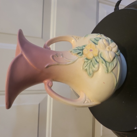 VINTAGE c1940's HULL WILD FLOWER ART POTTERY VASE  with HANDLES - Picture 5 of 10